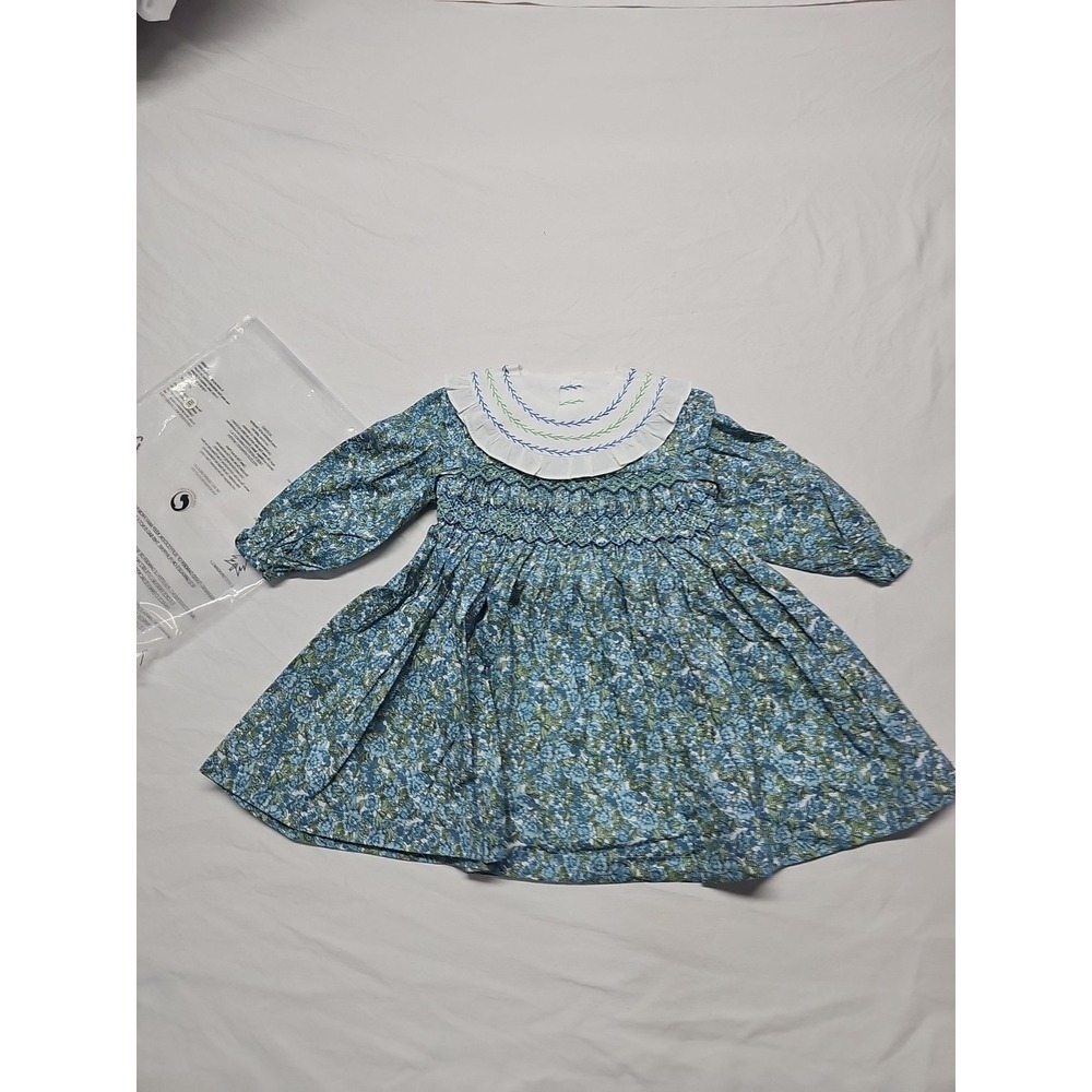 Twoflower Cottagecore Cottage Long Sleeve 18M Girls‎ Dress